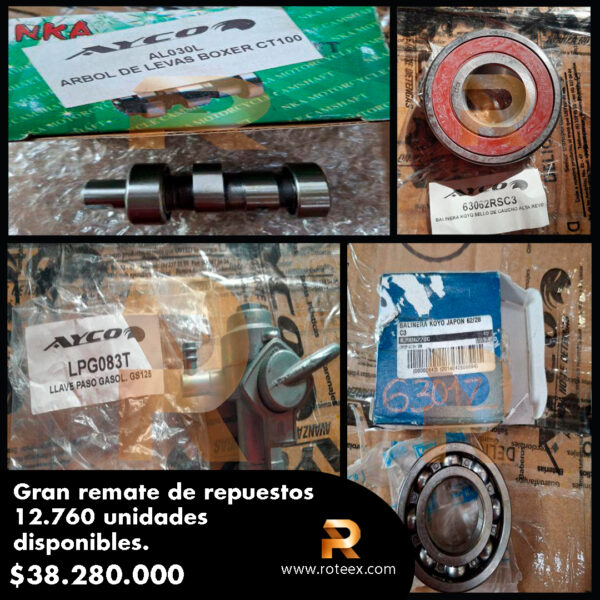 Remate de repuestos