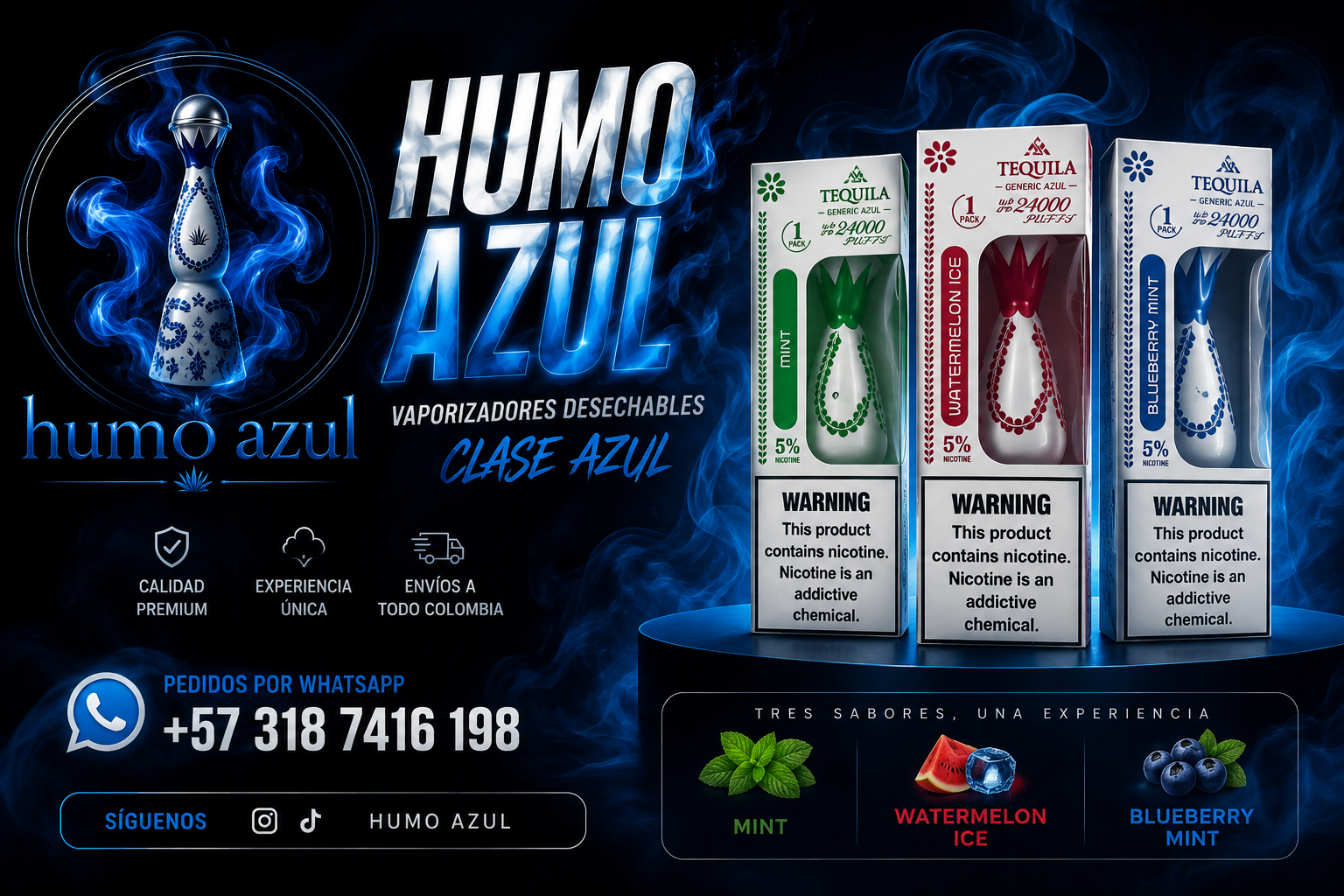 Humo azul